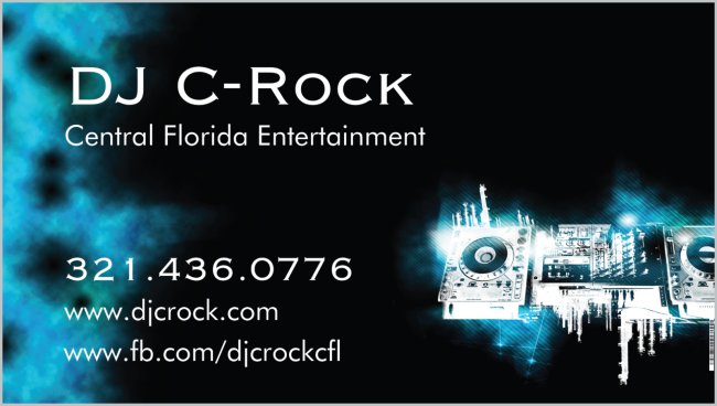 DJ C-Rock, Central Florida Entertainment: Weddings, Parties, Corporate Events